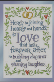 Greeting Card Joined Rings Wedding