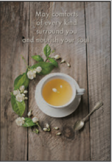 Greeting Card Tea Herbs Get Well