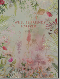 Greeting Card Poppy Garden Friendship