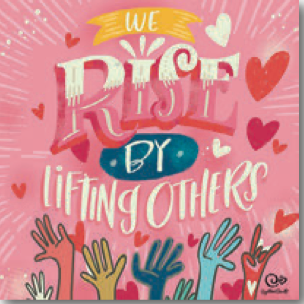 Magnet We Rise by Lifting Others