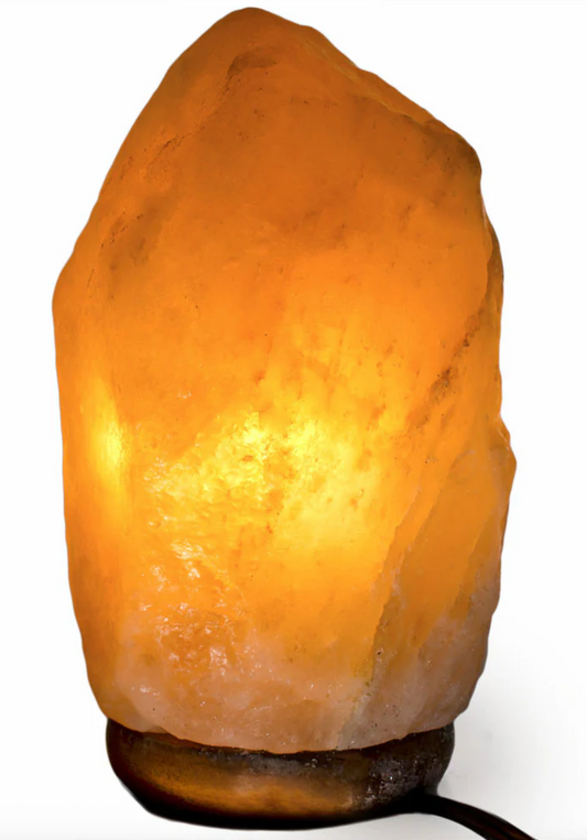 illuminated salt lamp