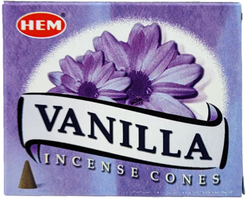 Incense Cone Vanilla HEM