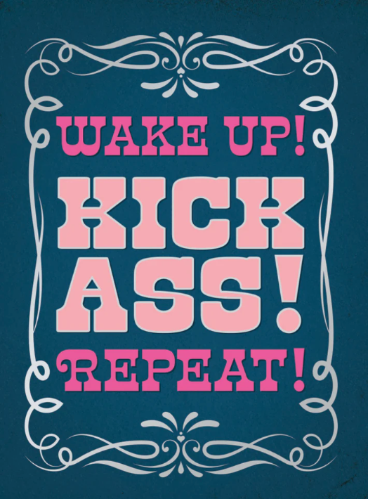 Magnet Wake Up! Kick Ass! Repeat!