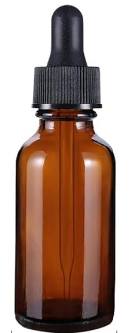 Bottle Dropper Amber 1 oz (8 Dram)