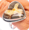Ring Septarian Heart 12.75