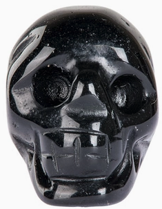 Stone Skull Obsidian