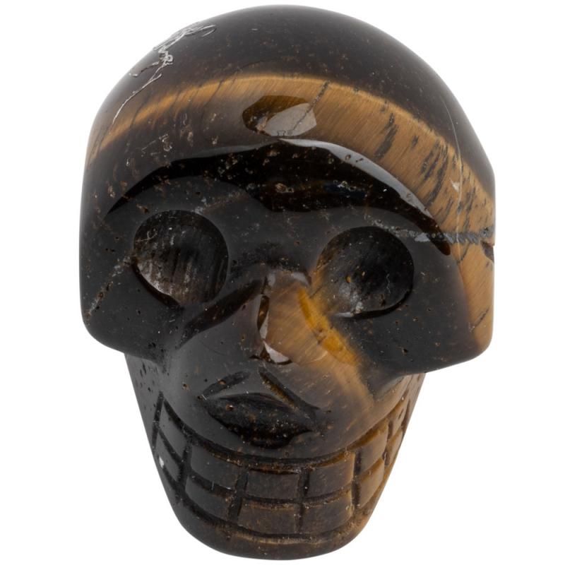 Stone Skull Tiger Eye