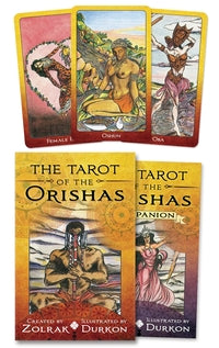 cards from the Tarot of the Orishas kit
