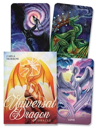 various cards from the Universal Dragon Oracle Deck