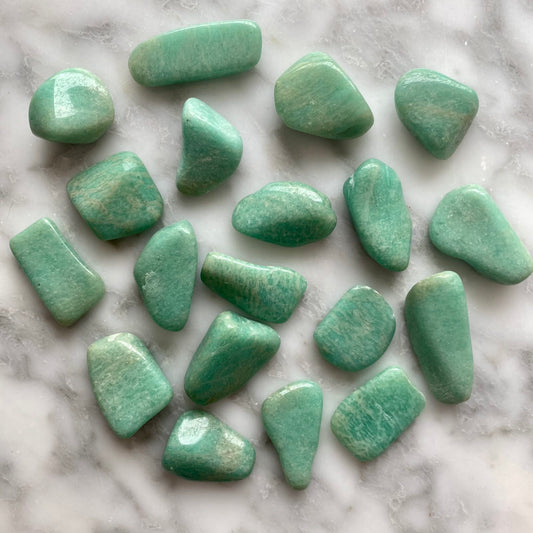 Greenish blue stones