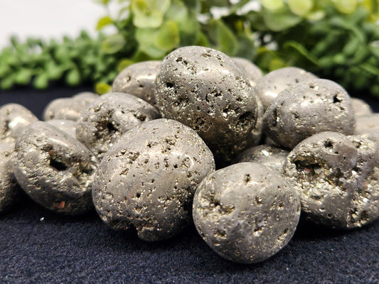 pile of Pyrite Tumbled