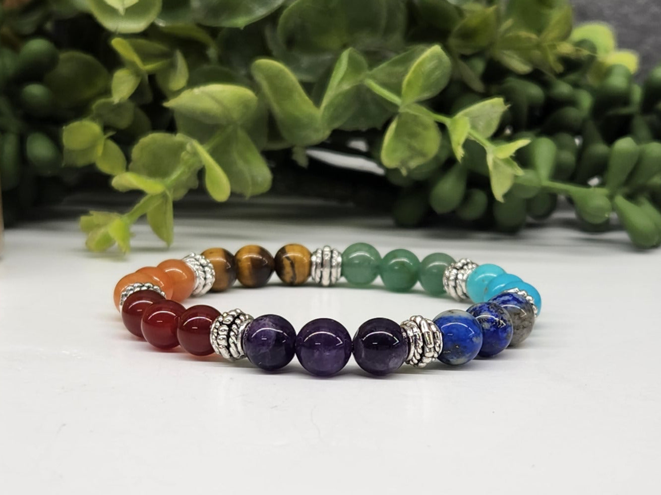 Chakra Bracelet Stretchable 8MM beads