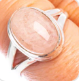 Ring Rose Quartz Oval 7.75