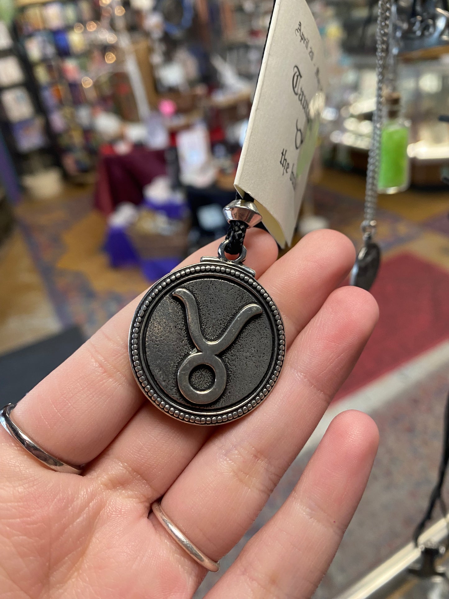 Pendant Taurus Pewter